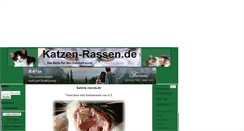 Desktop Screenshot of katzen-rassen.de